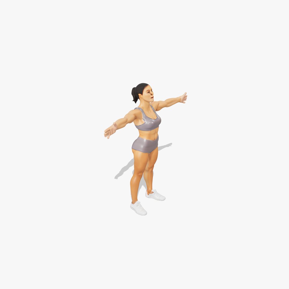 Athletic Female Model Pack for Fitness and Sports Projects